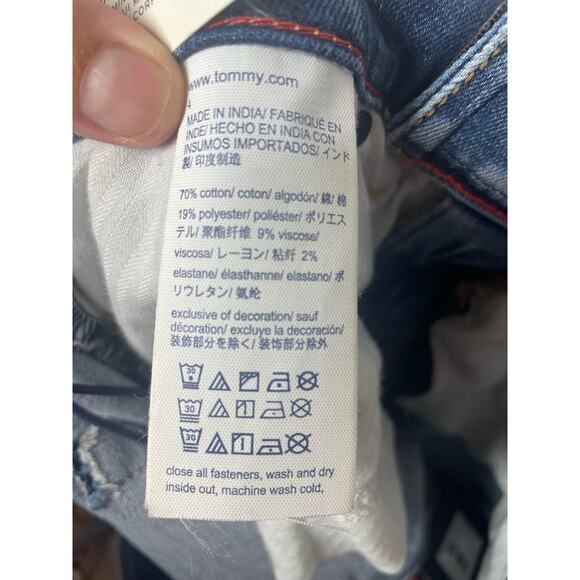 Tommy Hilfiger Stretch Straight Adaptive Jeans NWT Magnetic Hook Loop Closure 4 - Picture 8 of 10